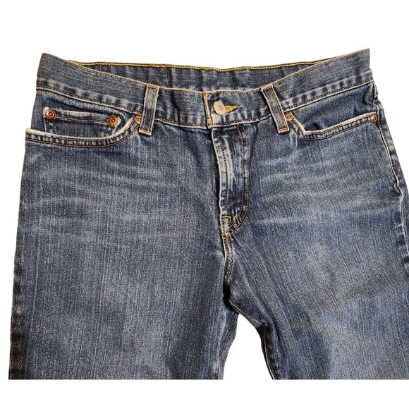 Y2K Lucky Women's Size 27 Billie Jeans Mid Rise Flare leg Med Wash F29A080 VTG - Picture 3 of 9